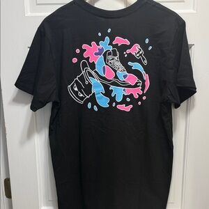Moolah sneaker and paint bucket paint shop tee shirt